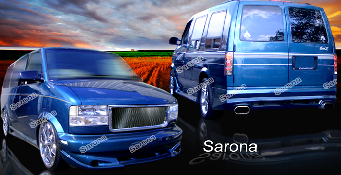 Custom GMC Safari  Mini Van Body Kit (1995 - 2004) - $1290.00 (Manufacturer Sarona, Part #GM-012-KT)